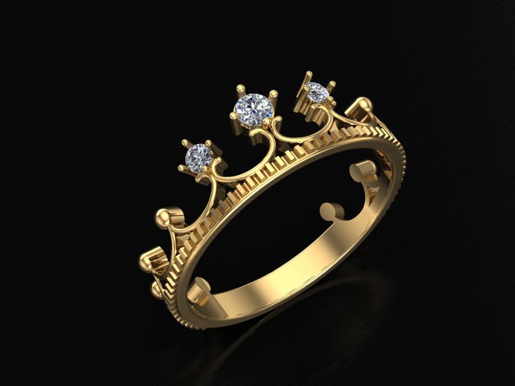 3д моделирование кольца корона