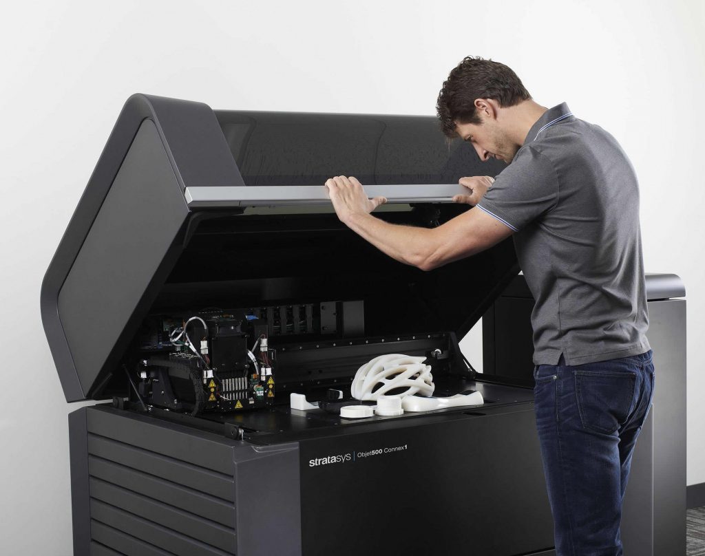 3D-печать фотополимером по технологии POLYJET