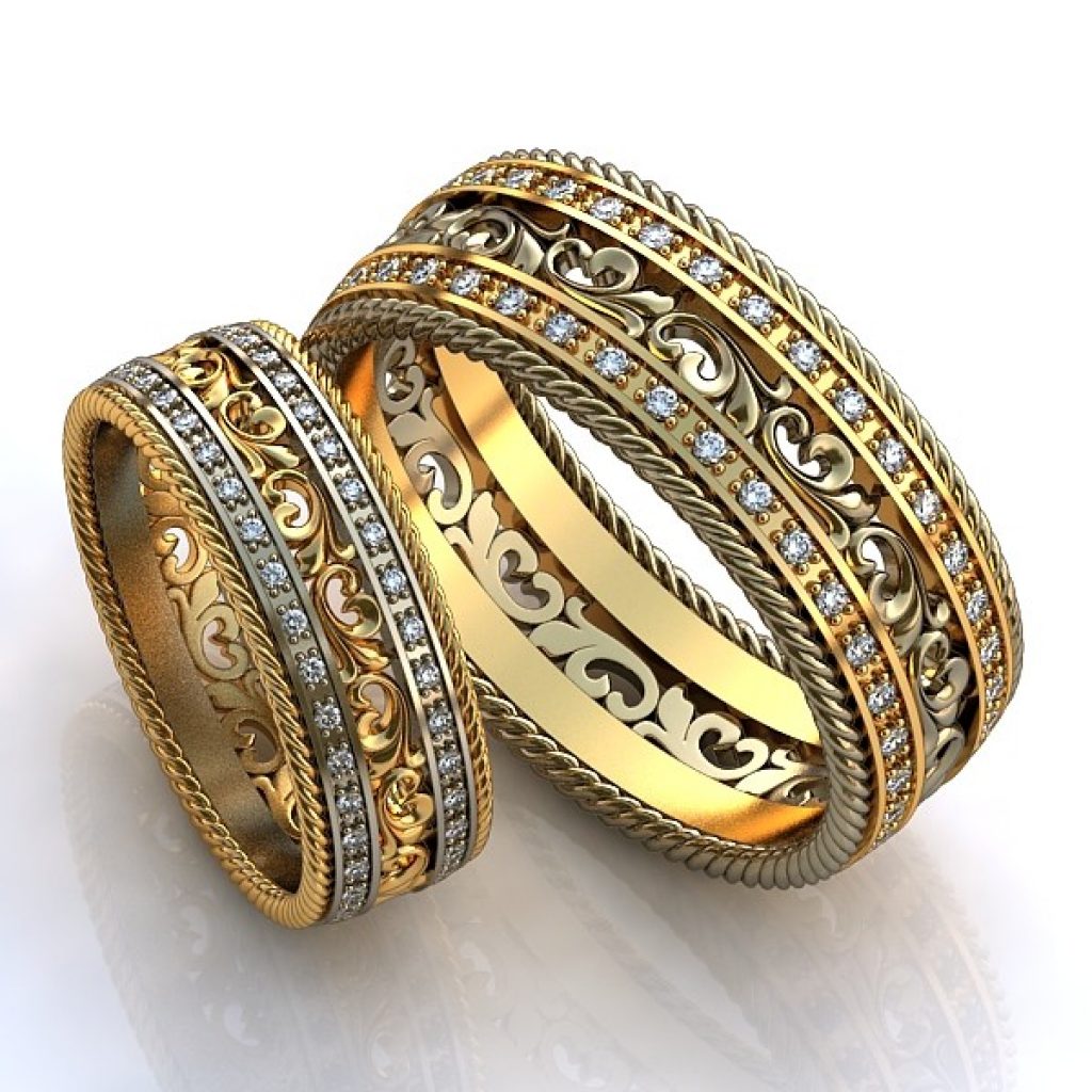 Мужские обручальные кольца из золота